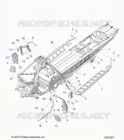 CHASSIS, PROTECCIÃ³N DEL EMBRAGUE, FOOTRESTS, AND RUNNING BOARDS