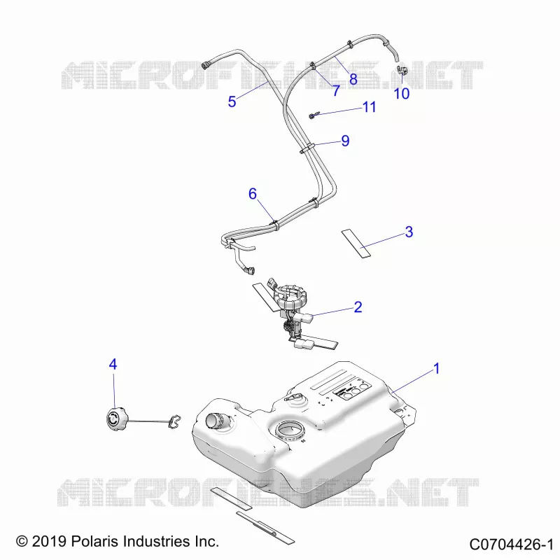 SISTEMA DE COMBUSTIBLE, FUEL TANK