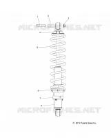 SUSPENSION, SHOCK TRASERO TRACK (7043994)