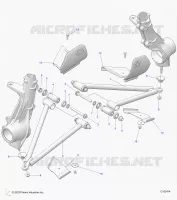 SUSPENSION, A-ARM AND PUNTAL MOUNTING