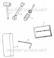 KIT DE HERRAMIENTA HURRICANE B974473 and Intl. HURRICANE I974473 (4941044104B012)