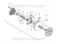 Embrague ASSEMBLY 500 EFI / 0930674 and  500 EFI SKS / 0930574 (4922962296023A)