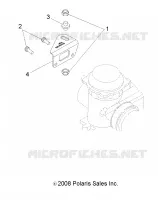 MOTOR, CARBURADOR BRACKET