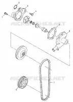 BOMBA DE AGUA 500 RMK 0982964 and EUROPEAN 500 RMK E982964 (4942634263C011)