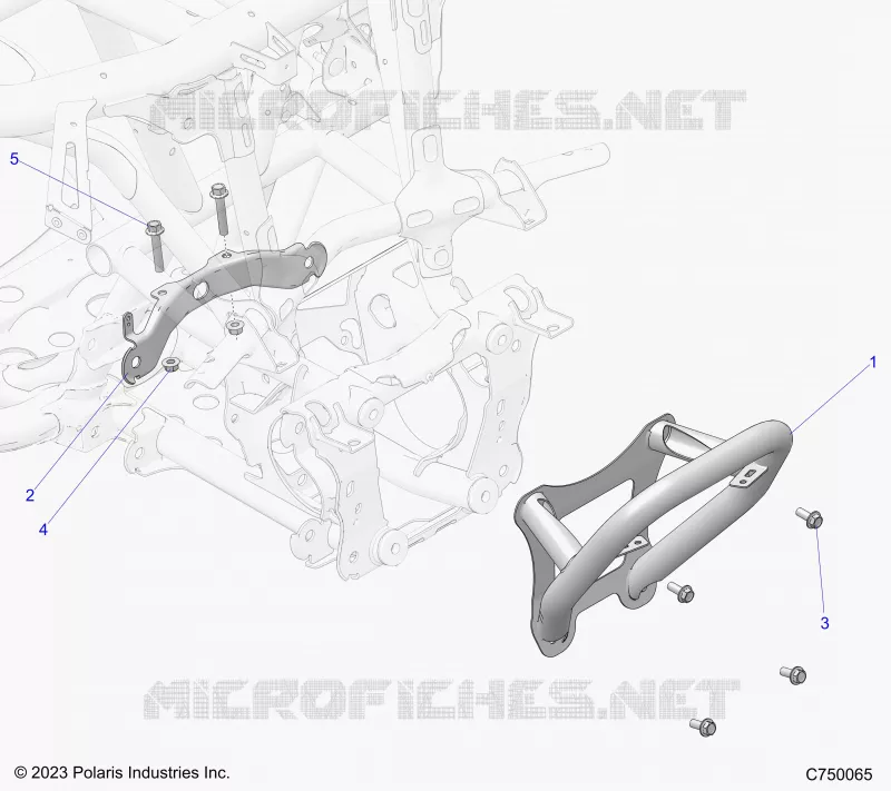 CHASSIS, PARACHOQUES DELANTERA