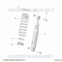 SUSPENSION, CHOQUE FRONTAL MOUNTING