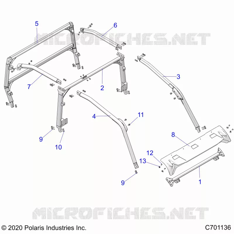 CHASSIS, CAB BASTIDOR