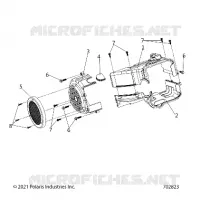 ENGINE, FAN COVER AND SUDARIO COMP