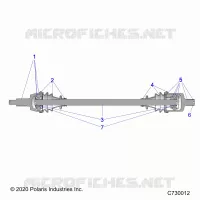 TREN, FRONT HALF SHAFT