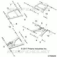 SUSPENSION TRASERA CONTROL ARMS