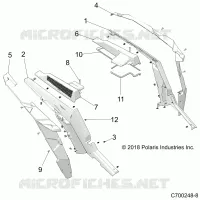 GUARDABARROS TRASEROS AND BEZELS- Z19VPE92AM/BM (C700248-8)