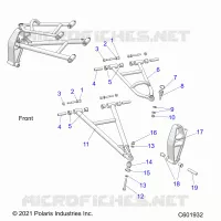 SUSPENSIÃ“N DELANTERA, CONTROL ARMS AND SPINDLE
