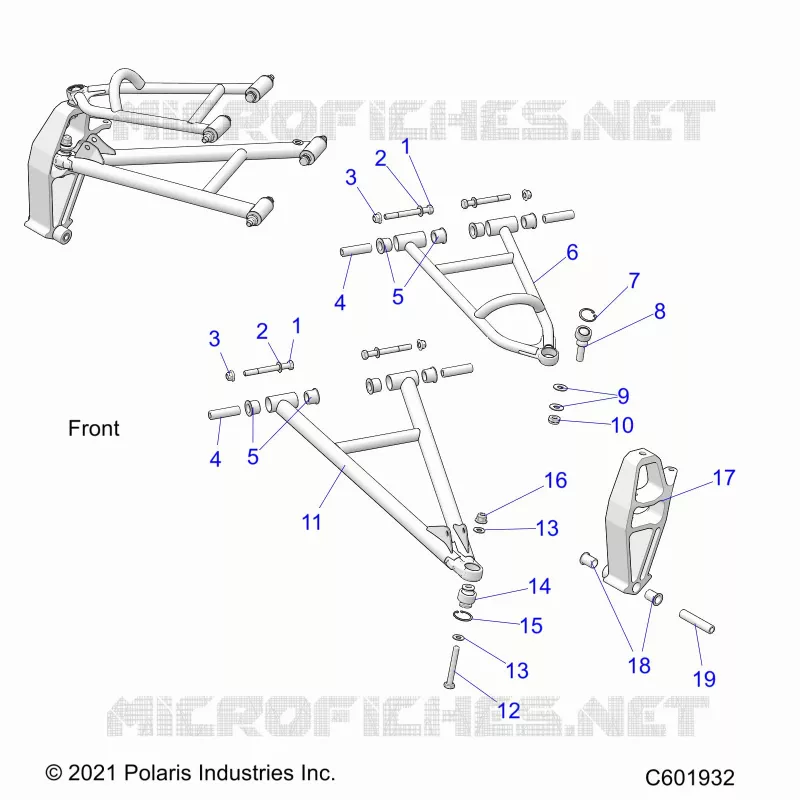 SUSPENSIÃ“N DELANTERA, CONTROL ARMS AND SPINDLE