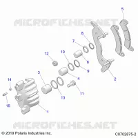 BRAKES, PINZA FRENO DELANTERA