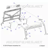 CHASSIS, CAB BASTIDOR