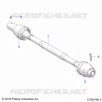 TREN, FRONT PROP SHAFT