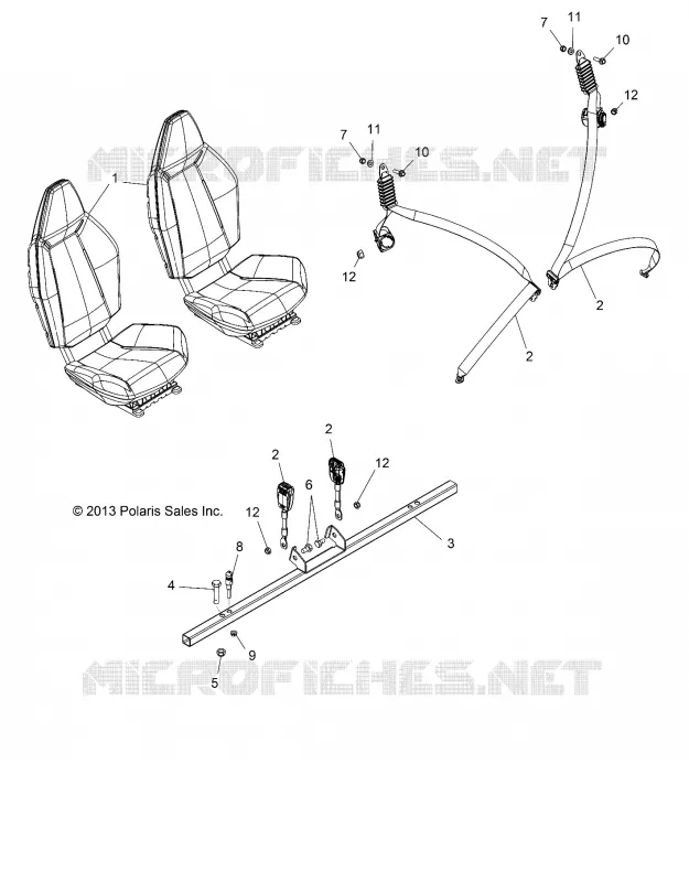 ASIENTO MOUNTING and BELTS