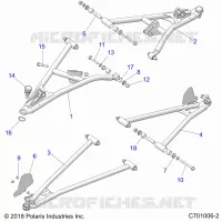 SUSPENSIÃ“N DELANTERA CONTROL ARMS