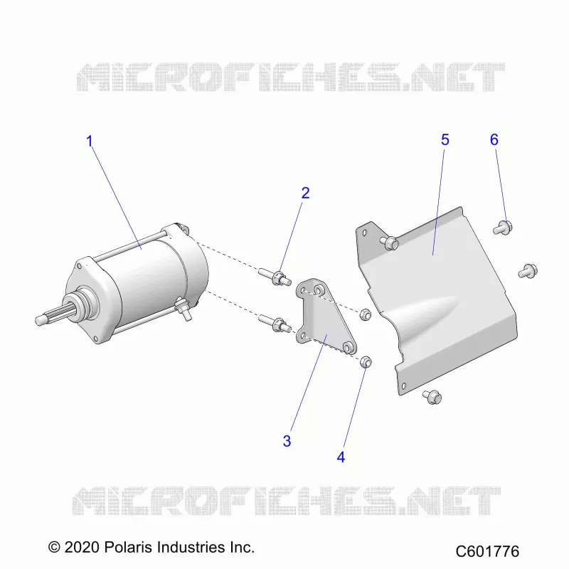 MOTOR DE ARRANQUE MOTOR/SHIELD