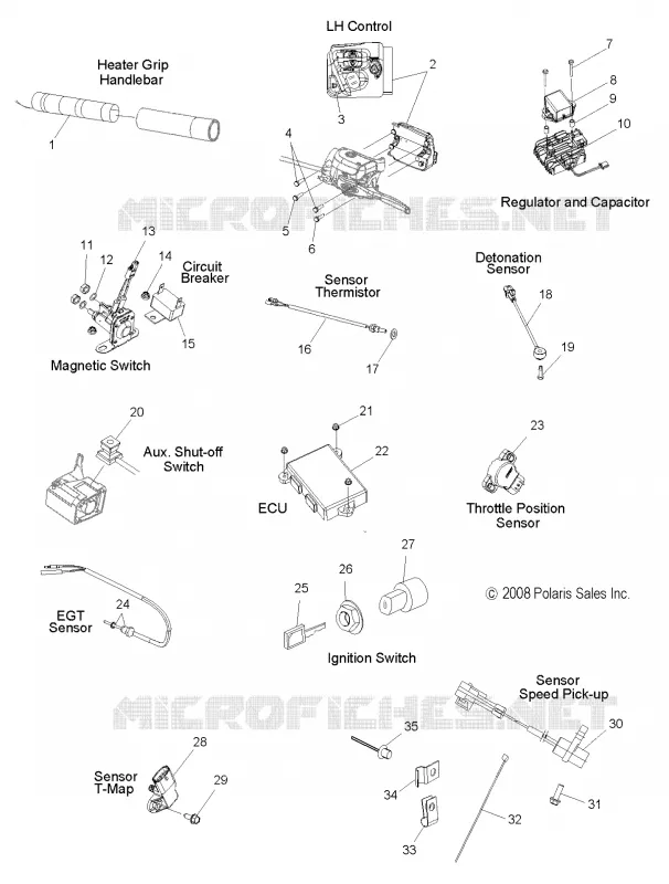 INTERRUPTORES, SENSORES and COMPONENTS