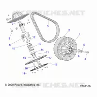 TREN, SECONDARY CLUTCH