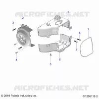 ENGINE, FAN COVER AND SUDARIO