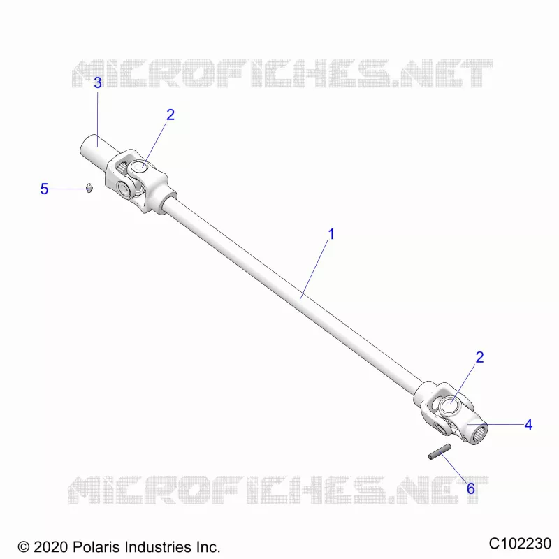 TREN, FRONT PROP SHAFT
