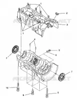 CAJA DEL CIGÜEÑAL ASSEMBLY 500 EFI/0930674 and  500 EFI SKS/0930574 (4922962296029A)