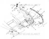 Parachoques y BISAGRA Star, Sprint ES and StarTrak Updated 2/90 (4916811681008A)