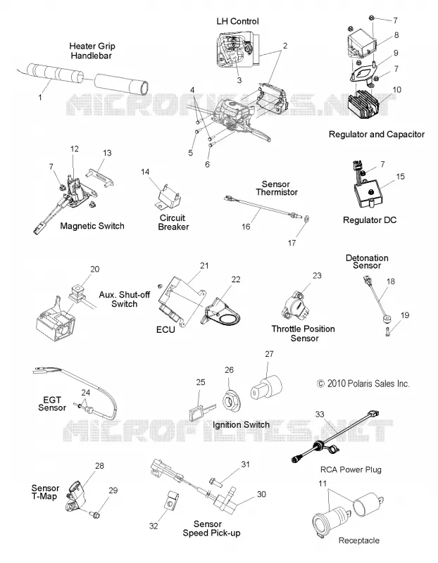 INTERRUPTORES, SENSORES and COMPONENTS