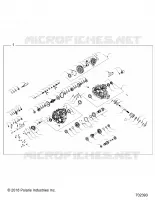 DRIVE TRAIN, PRINCIPAL GEARCASE INTERNALS