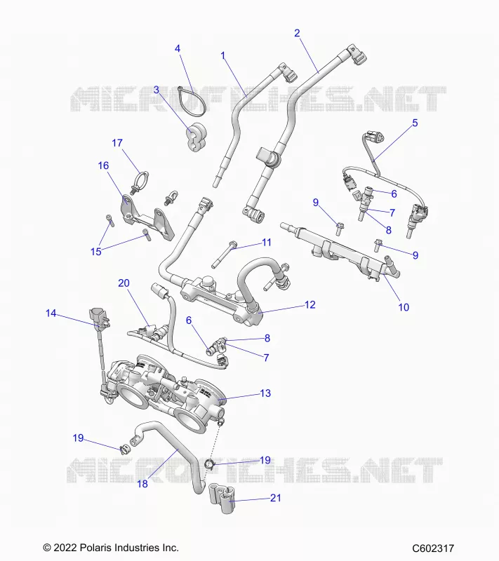 SISTEMA DE COMBUSTIBLE, RAIL, LINES AND THROTTLE BODY