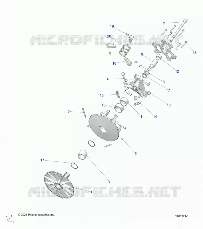 TREN, PRIMARY CLUTCH