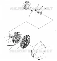 ARRANQUE DE RETROCESO ASSEMBLY RXL TOURING 0950869 (4928982898D003)