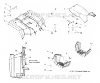 TRASERO CAB, ASIENTO and para pies