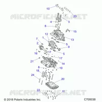 ENGINE, CRANKCASE AND CIGUEÑAL