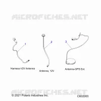 ELECTRICA, GPS HARNESS AND ANTENNA