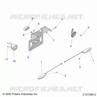 ELECTRICA, TURN SIGNALS, HORN, AND LICENSE PLATE LIGHT