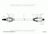 TREN, REAR HALF SHAFT