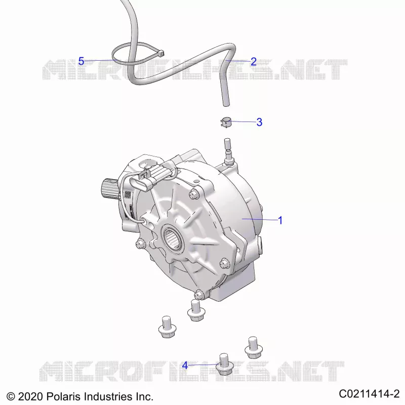 TREN, FRONT GEARCASE MOUNTING