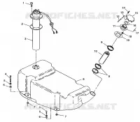GASOLINA TANK SL 700 B964066 and  Intl. SL 700 I964066 (4935633563A009)