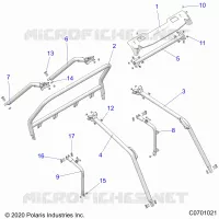 CHASSIS, CAB BASTIDOR