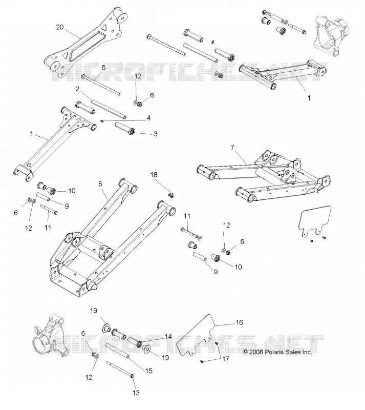 SUSPENSIÓN TRASERA CONTROL ARMS