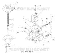 MOTOR, CARBURADOR, UPPER