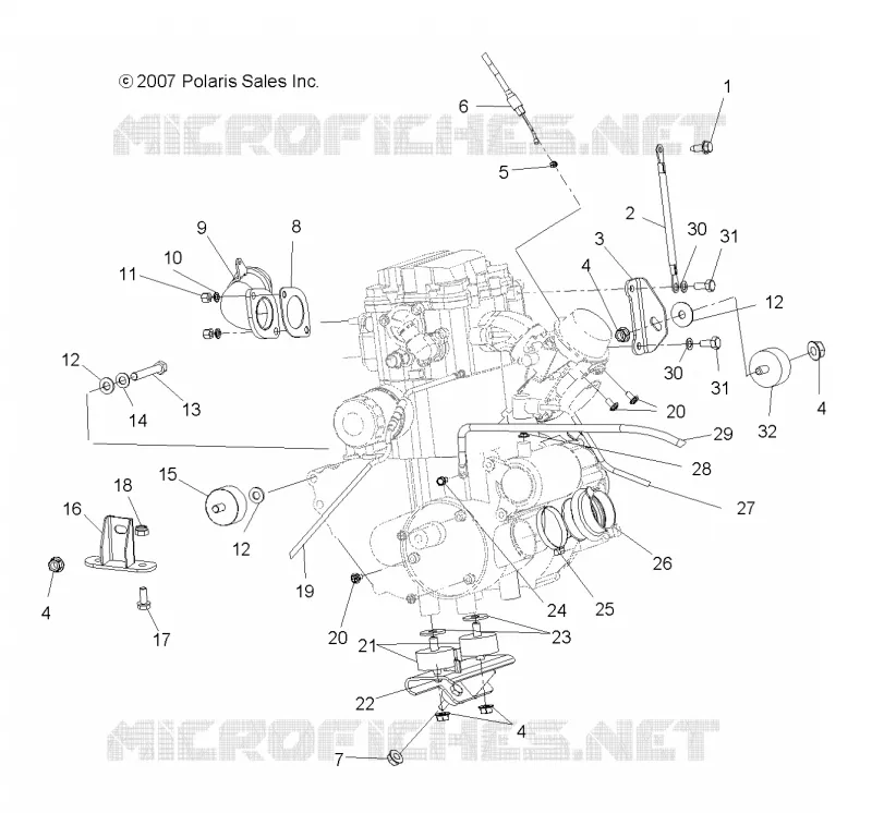 MOTOR, MOUNTING