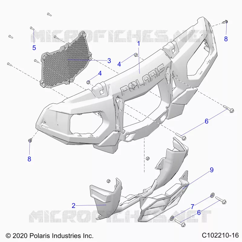 PARACHOQUES DELANTERO AND MOUNTING