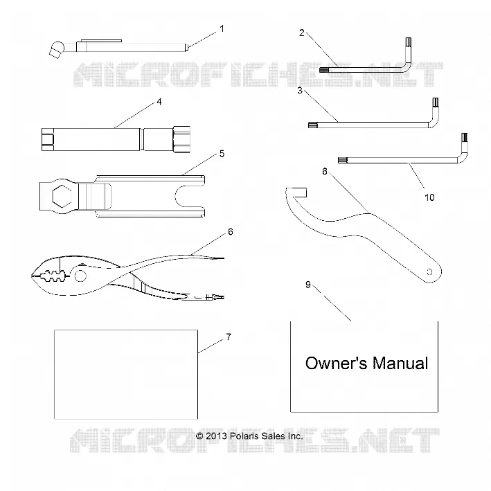 EL MANUAL DEL PROPIETARIO AND KIT DE HERRAMIENTA