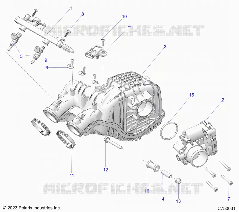 ENGINE, TOMA DE AIRE MANIFOLD