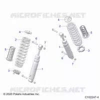 SUSPENSION TRASERA SHOCKS AND MOUNTING