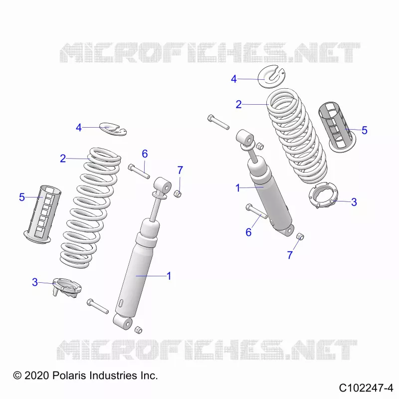 SUSPENSION TRASERA SHOCKS AND MOUNTING